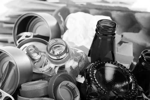 Crew preparing for a flat clearance in Thornton Heath with protective gear